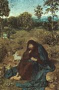 Geertgen Tot Sint Jans John the Baptist in the Wilderness Germany oil painting artist